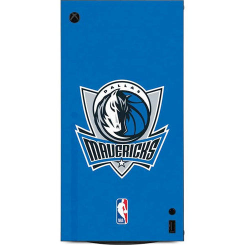 NBA Dallas Mavericks Distressed XBox Series X Digital Edition Console Skin